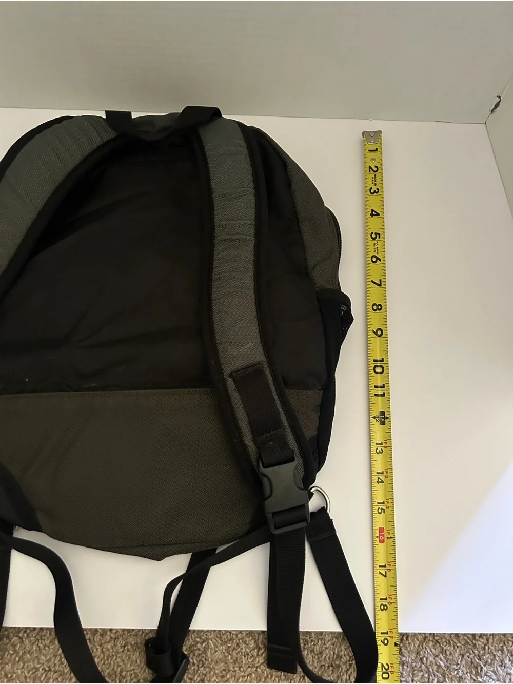 Rei Backpack Black Gray Multi Pocket Hiking Camping Outdoor Travel  Good pre own